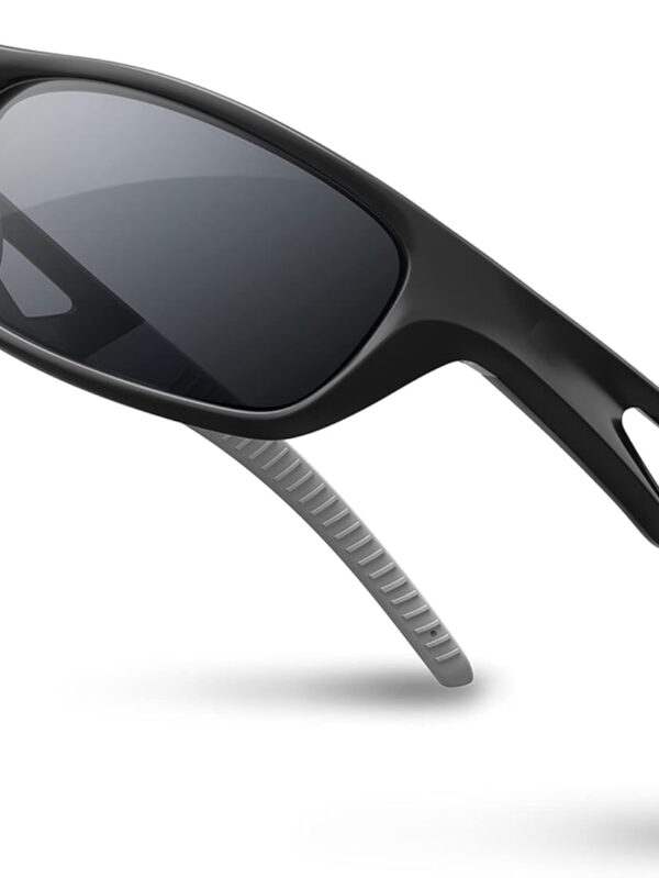 RIVBOS Polarized Sports Sunglasses Driving shades For Men TR90 Unbreakable Frame RB831