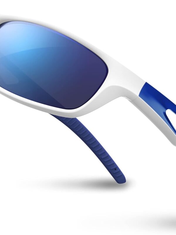 RIVBOS Polarized Sports Sunglasses Driving shades For Men TR90 Unbreakable Frame RB831
