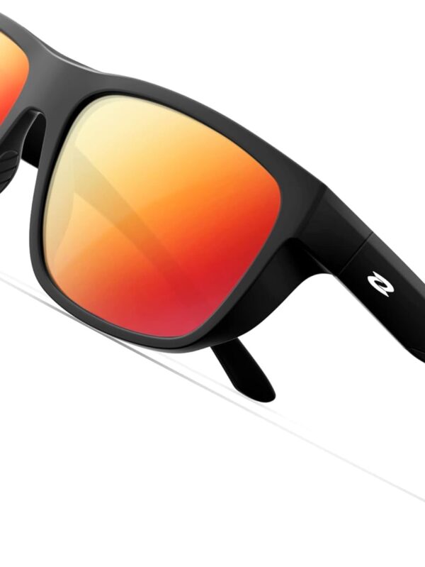 RIVBOS Polarized Sports Sunglasses Driving shades For Men TR90 Unbreakable Frame RBS861