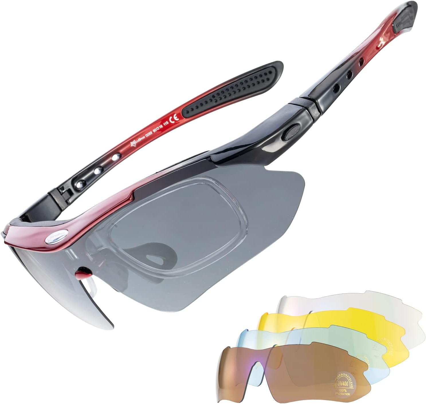 ROCKBROS Polarized Sports Sunglasses UV Protection Cycling Glasses Outdoor - Image 8
