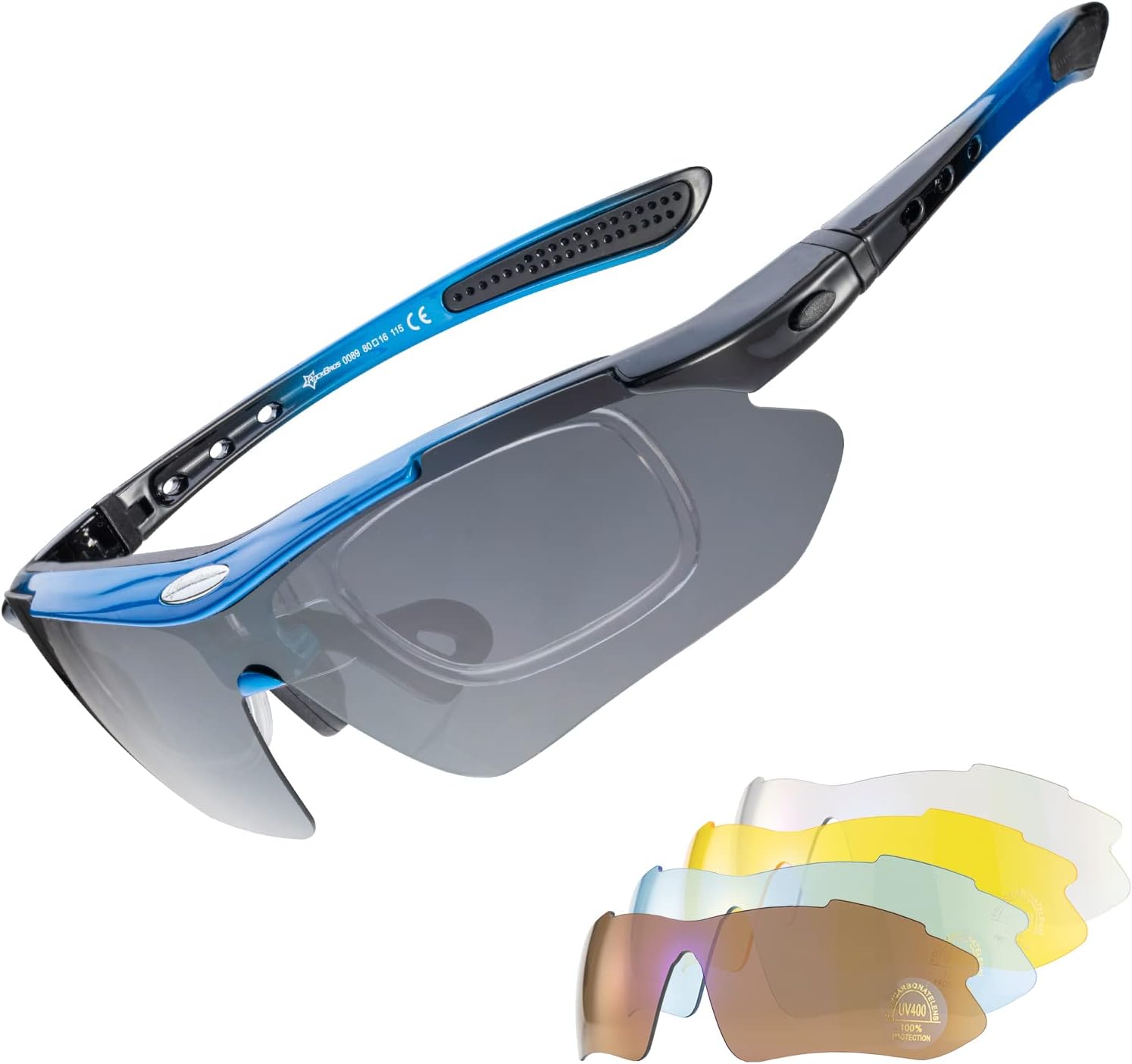 ROCKBROS Polarized Sports Sunglasses UV Protection Cycling Glasses Outdoor - Image 10