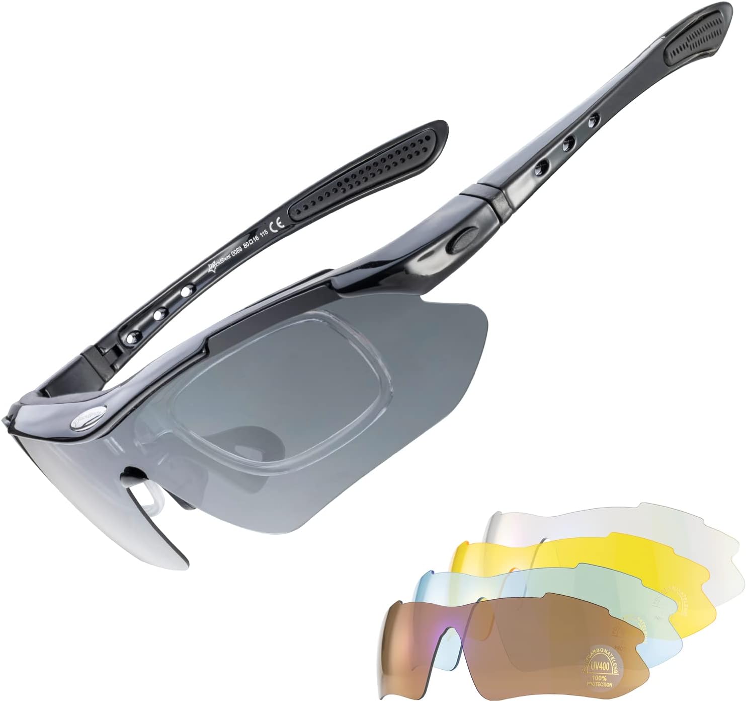 ROCKBROS Polarized Sports Sunglasses UV Protection Cycling Glasses Outdoor - Image 9