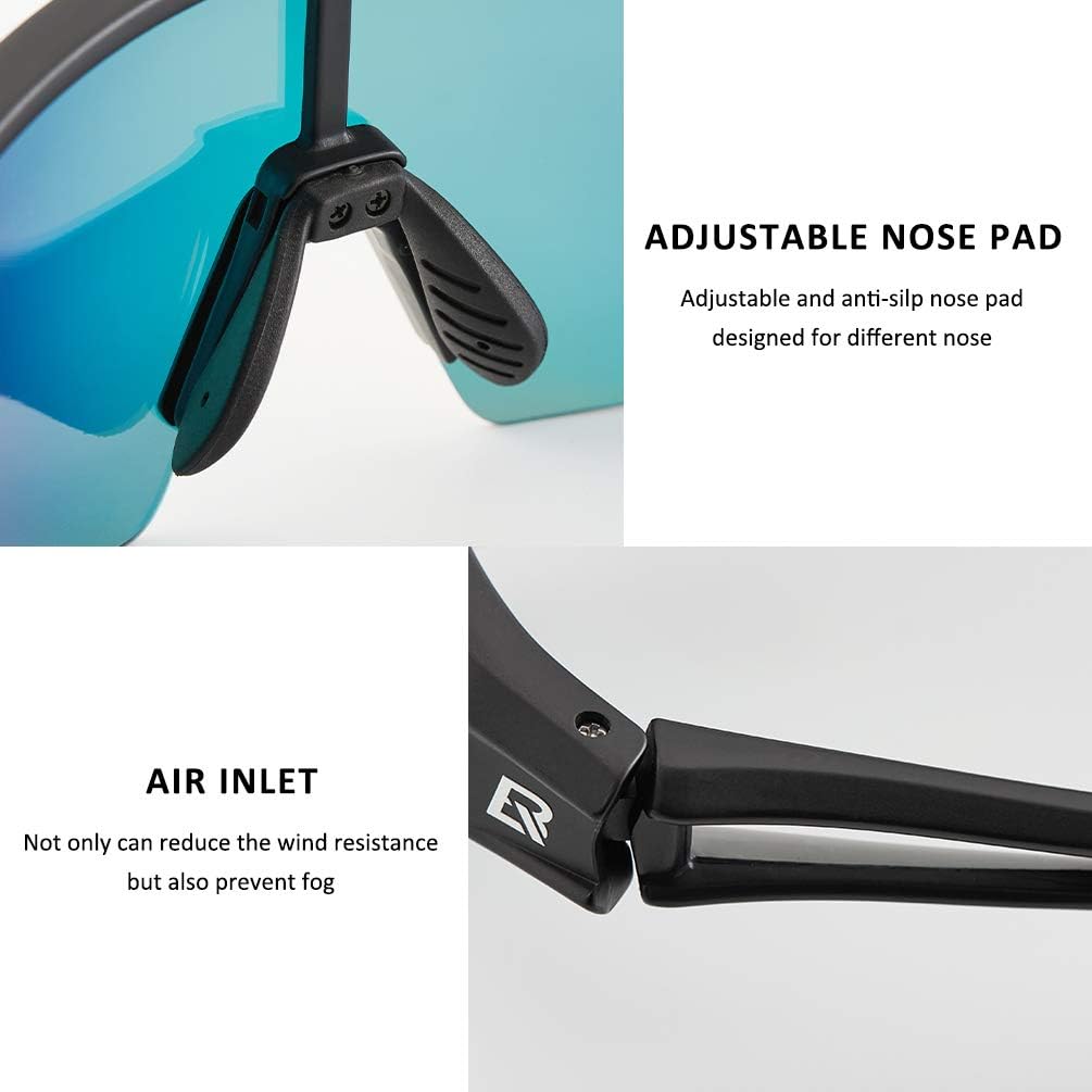 ROCKBROS Polarized Sunglasses for Men Women UV Protection Cycling Sunglasses Sport Glasses - Image 5