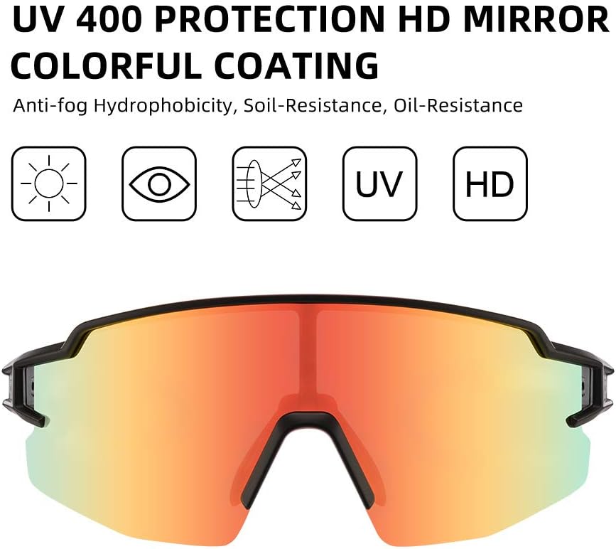 ROCKBROS Polarized Sunglasses for Men Women UV Protection Cycling Sunglasses Sport Glasses - Image 2