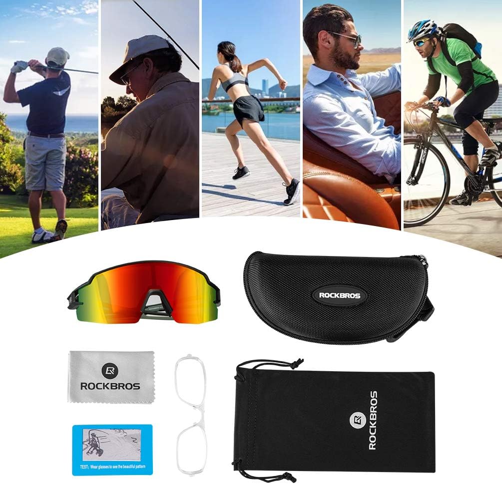 ROCKBROS Polarized Sunglasses for Men Women UV Protection Cycling Sunglasses Sport Glasses - Image 7