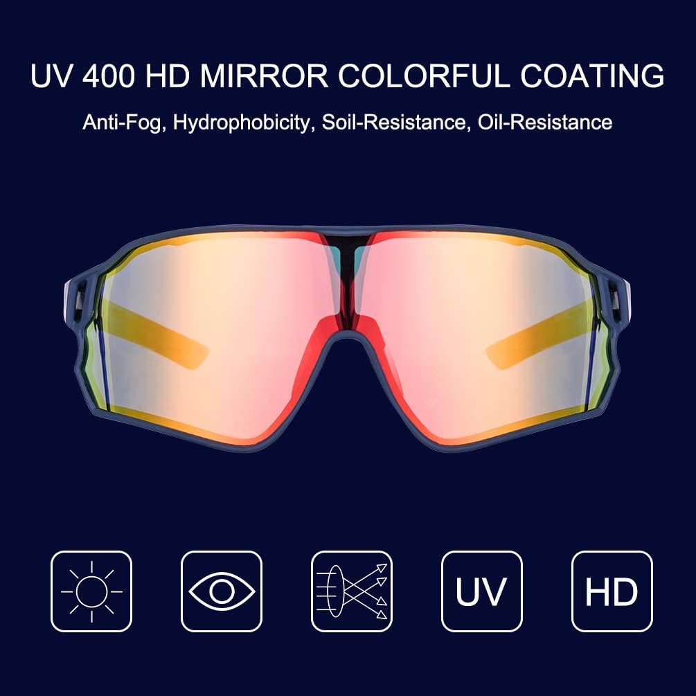 ROCKBROS Polarized Sunglasses UV Protection for Women Men Cycling Sunglasses - Image 2