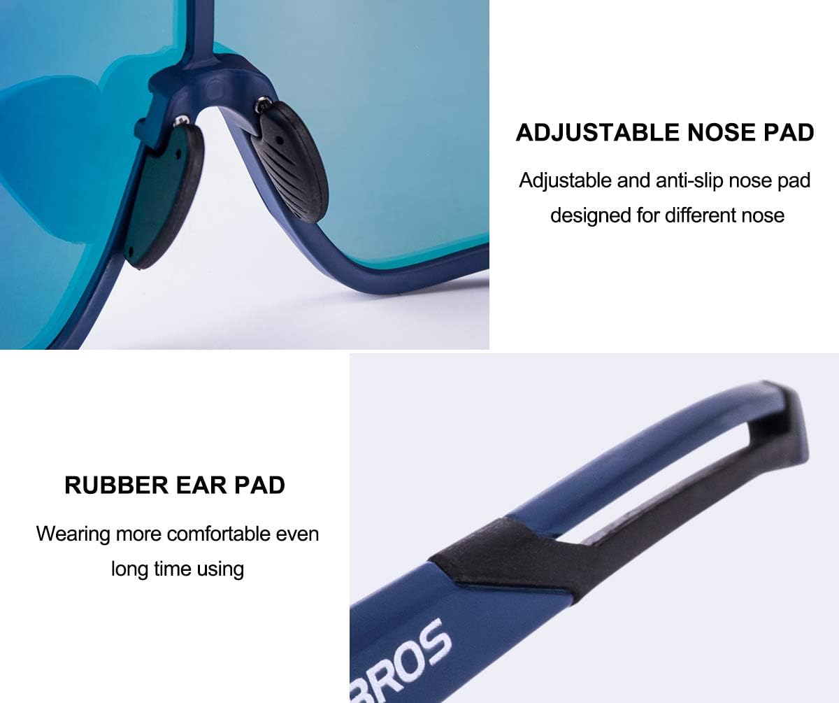 ROCKBROS Polarized Sunglasses UV Protection for Women Men Cycling Sunglasses - Image 5