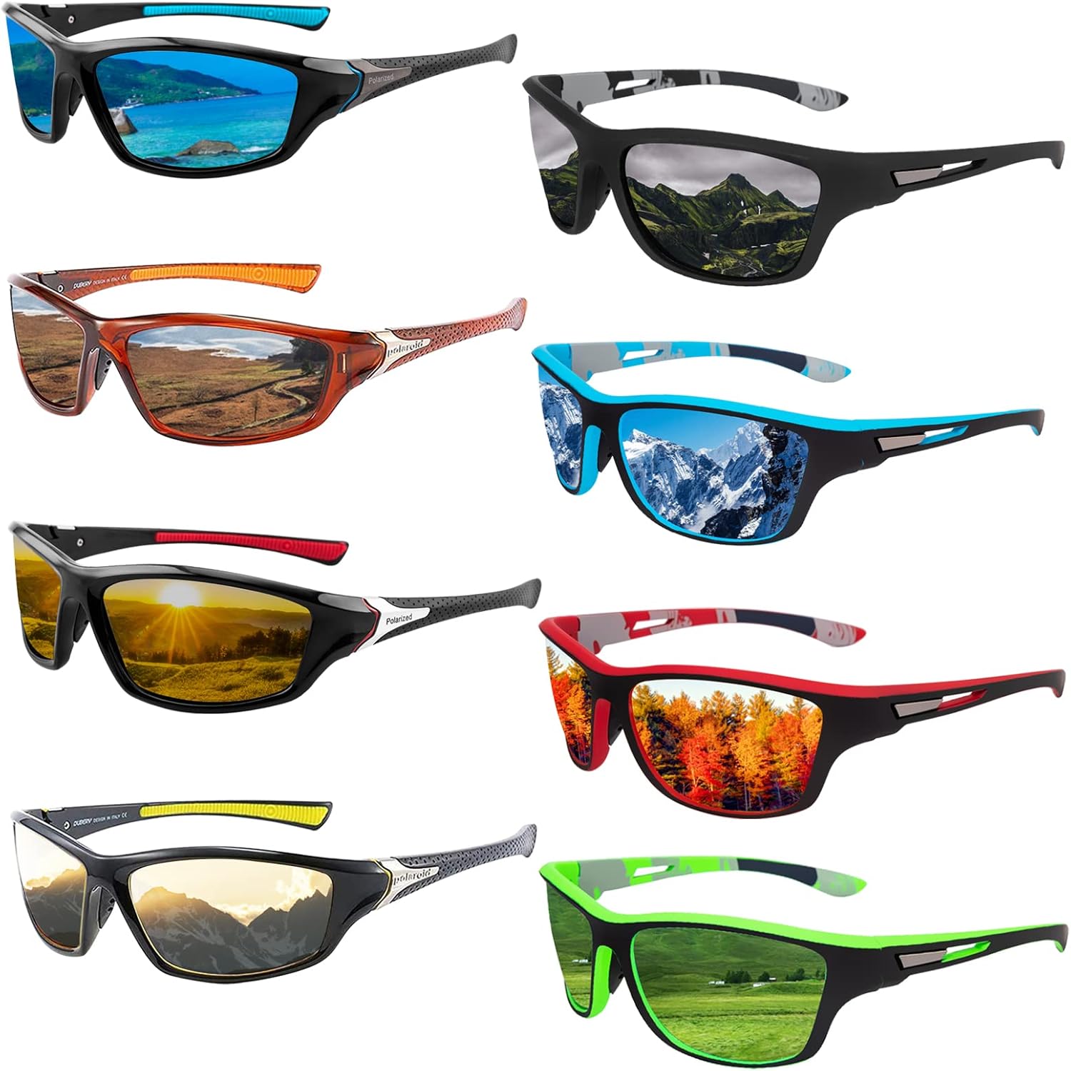Salfboy Polarize Sports Sunglasses for Men Women Cycling Fishing Sun Glasses Mixed Style UV Protection Sunglasses - Image 17