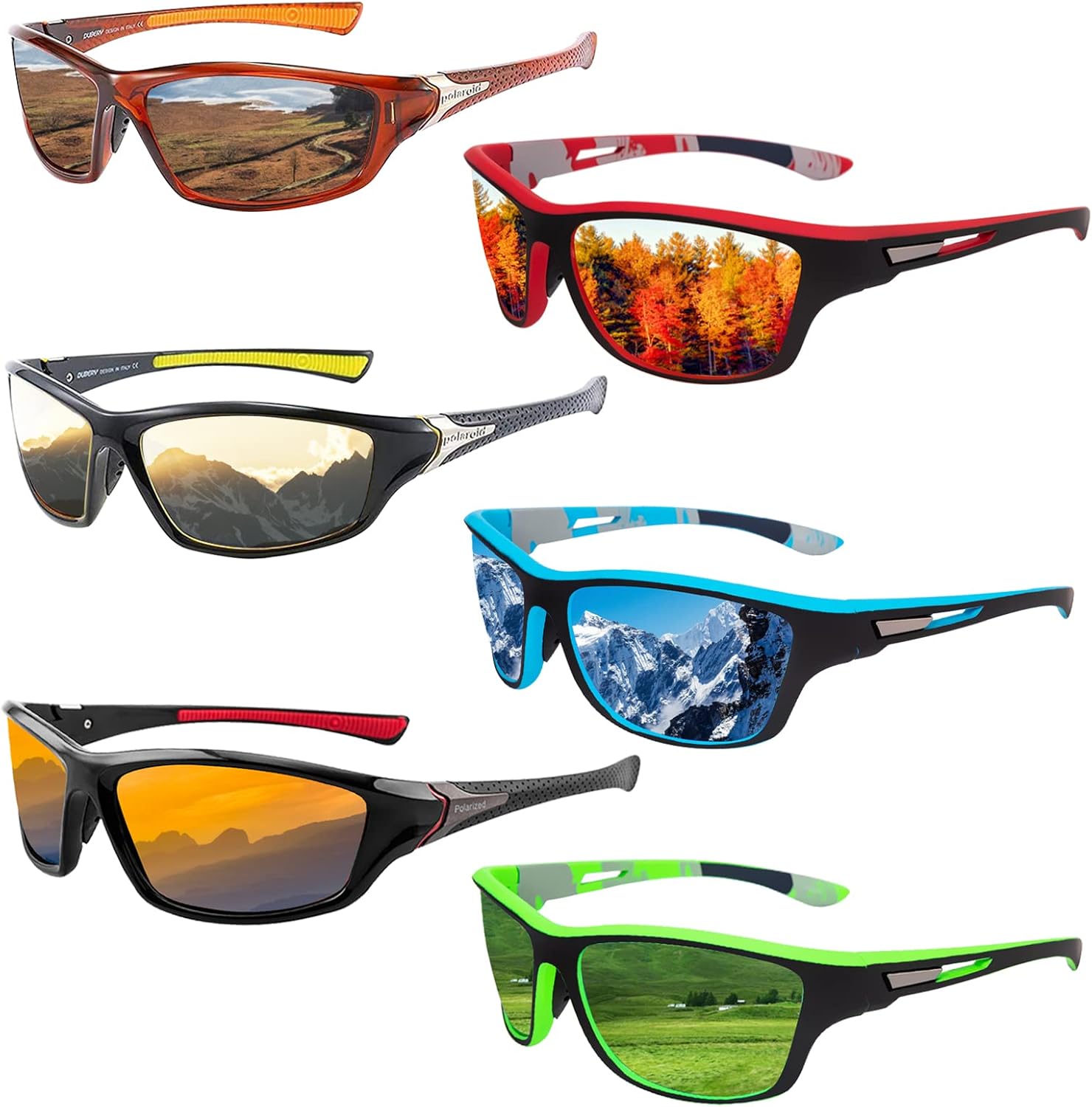 Salfboy Polarize Sports Sunglasses for Men Women Cycling Fishing Sun Glasses Mixed Style UV Protection Sunglasses - Image 24