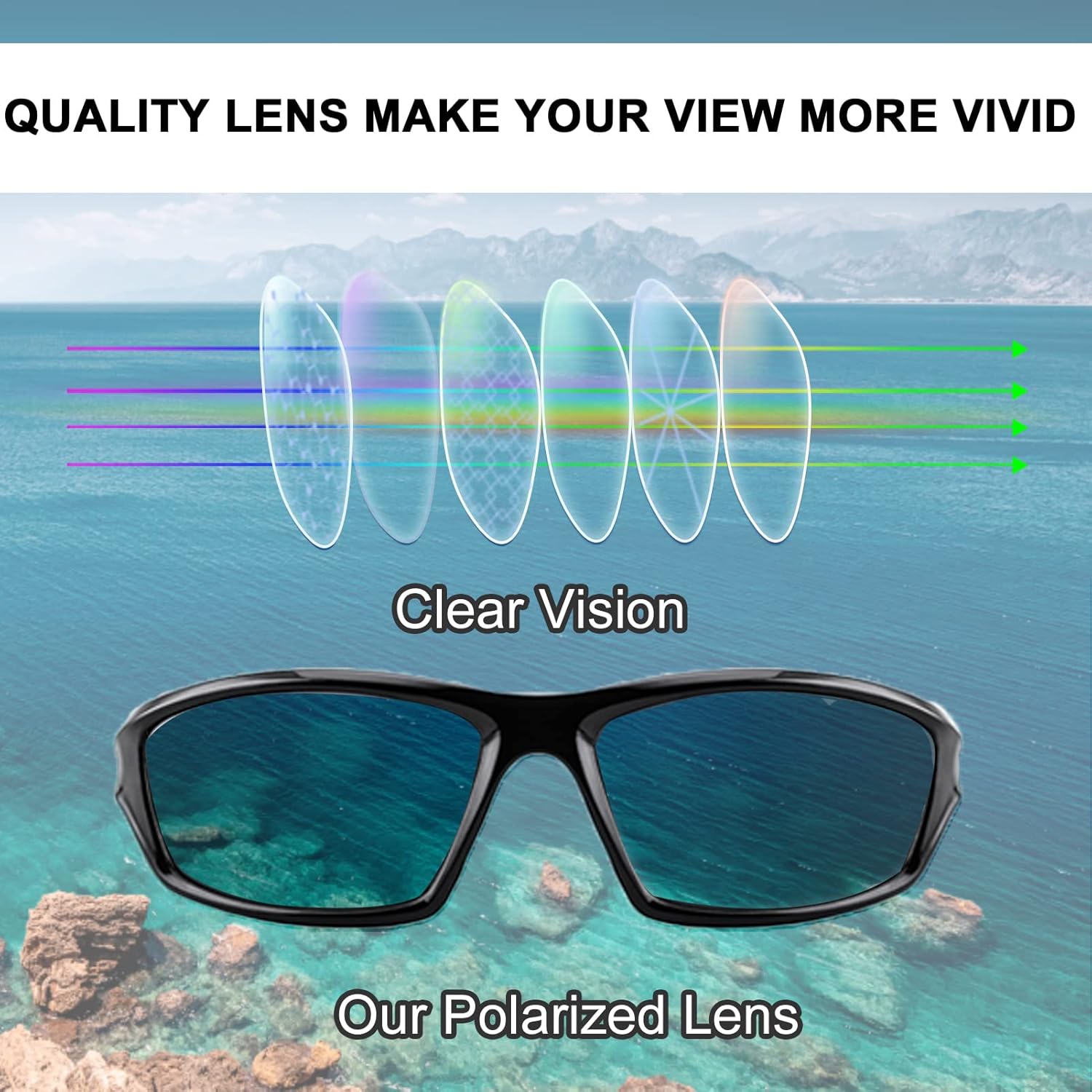 Salfboy Polarize Sports Sunglasses for Men Women Cycling Fishing Sun Glasses Mixed Style UV Protection Sunglasses - Image 5