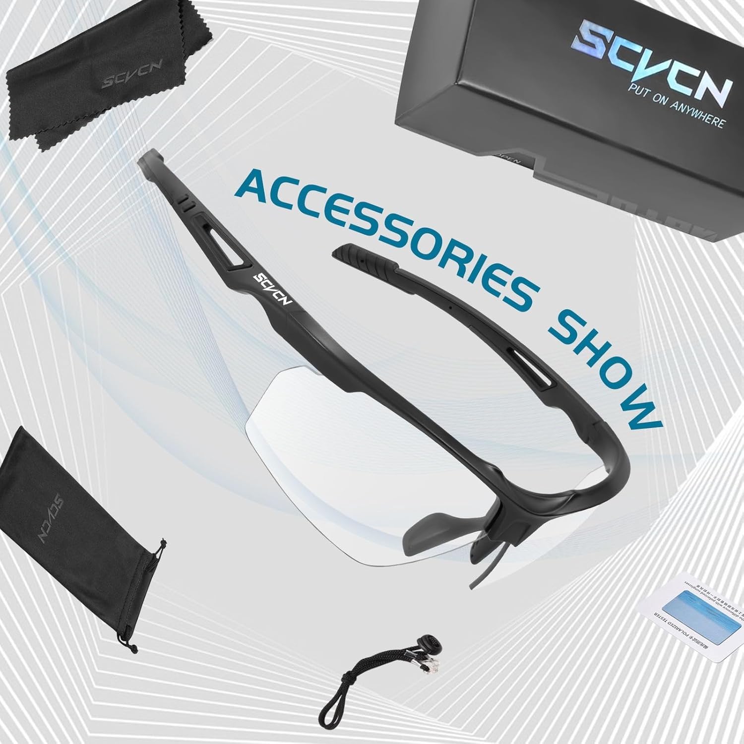 SCVCN Photochromic Sunglasses for Men Women UV 400 Protection Sports Fishing - Image 5