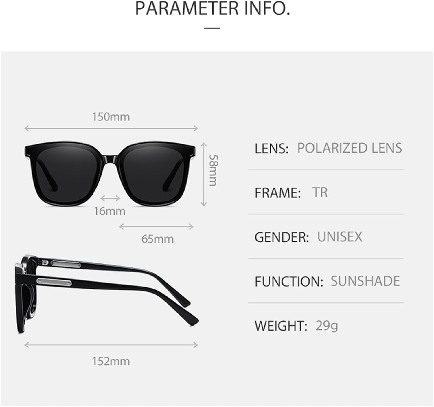 SHUNXI Nearsighted Sunglasses For Men Women, Myopia Glasses For Distance, TR90 Frame Sun glasses - Image 6