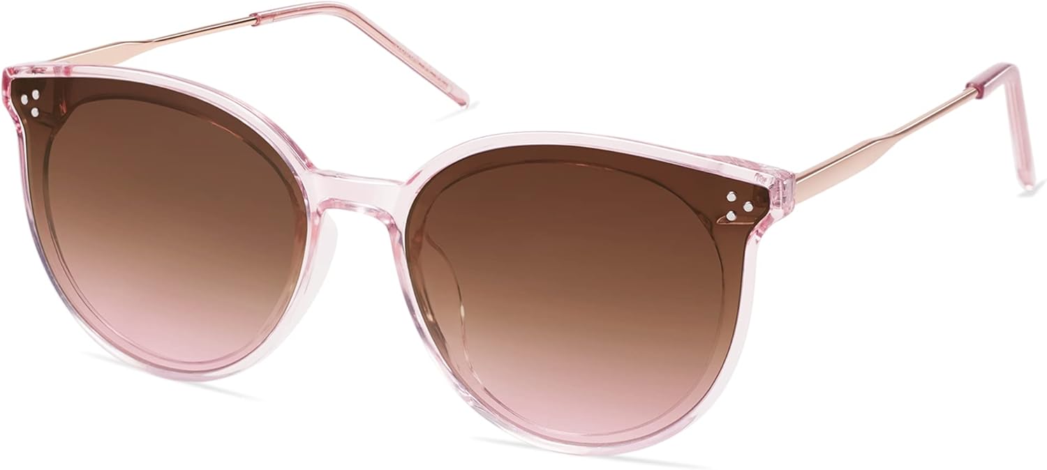 SOJOS Classic Oversized Round Trendy Sunglasses for Women and Men - Image 2