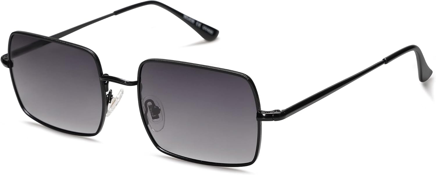 SOJOS Rectangle Polygon Polarized Sunglasses for Women Men Retro Classic Vintage Shades SJ1168 - Image 8