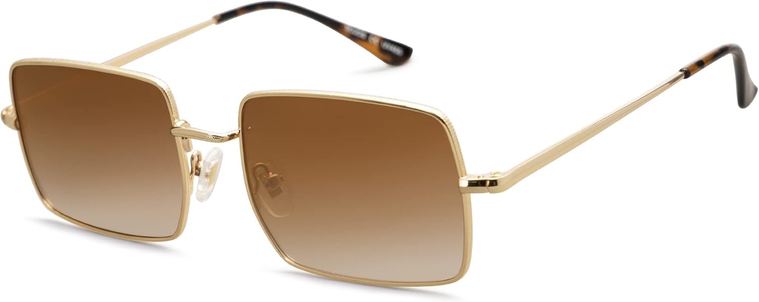 SOJOS Rectangle Polygon Polarized Sunglasses for Women Men Retro Classic Vintage Shades SJ1168 - Image 10