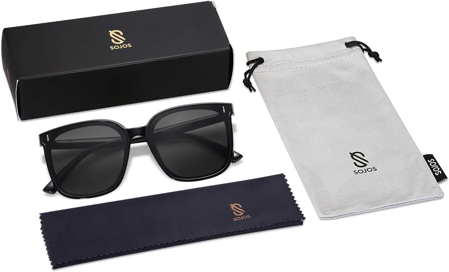 SOJOS Trendy Oversized Sunglasses for Women and Men - Image 6