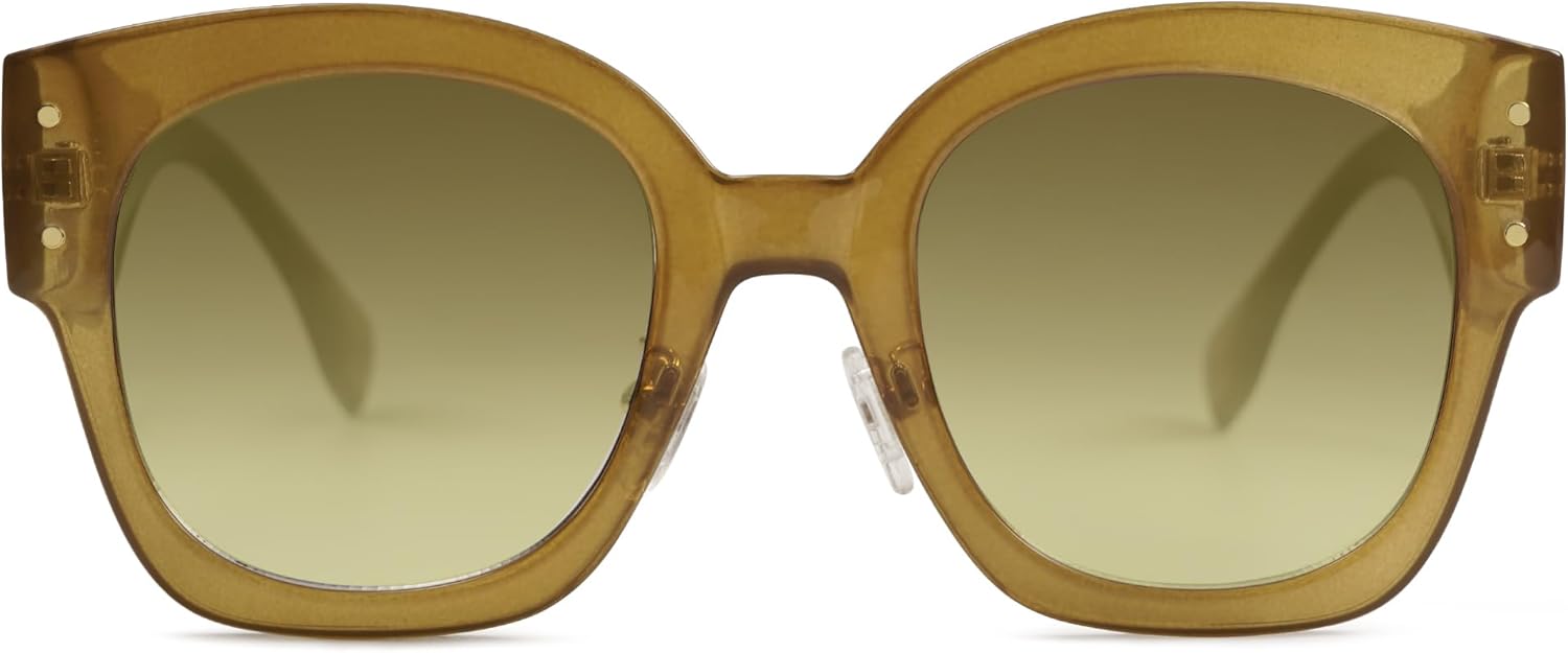 SOJOS Vintage Sunglasses Womens Trendy 2023 Nude Big Sun Glasses Oversized UV400 Protection SJ2257 - Image 7