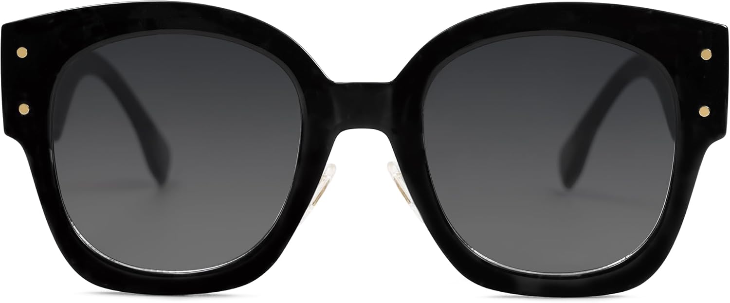 SOJOS Vintage Sunglasses Womens Trendy 2023 Nude Big Sun Glasses Oversized UV400 Protection SJ2257 - Image 8
