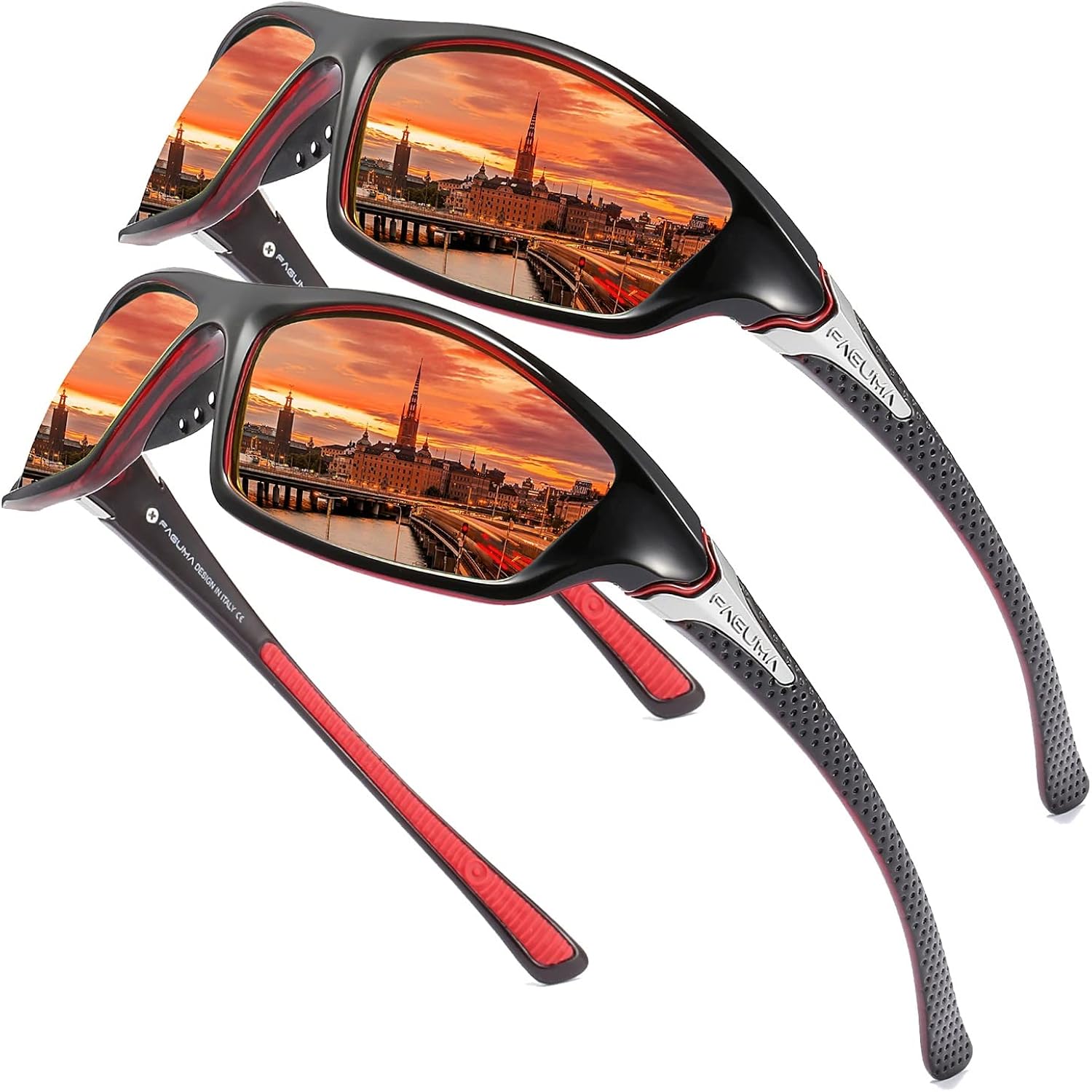 Sports Polarized Sunglasses For Men Cycling Driving Fishing 100% UV Protection - Image 10