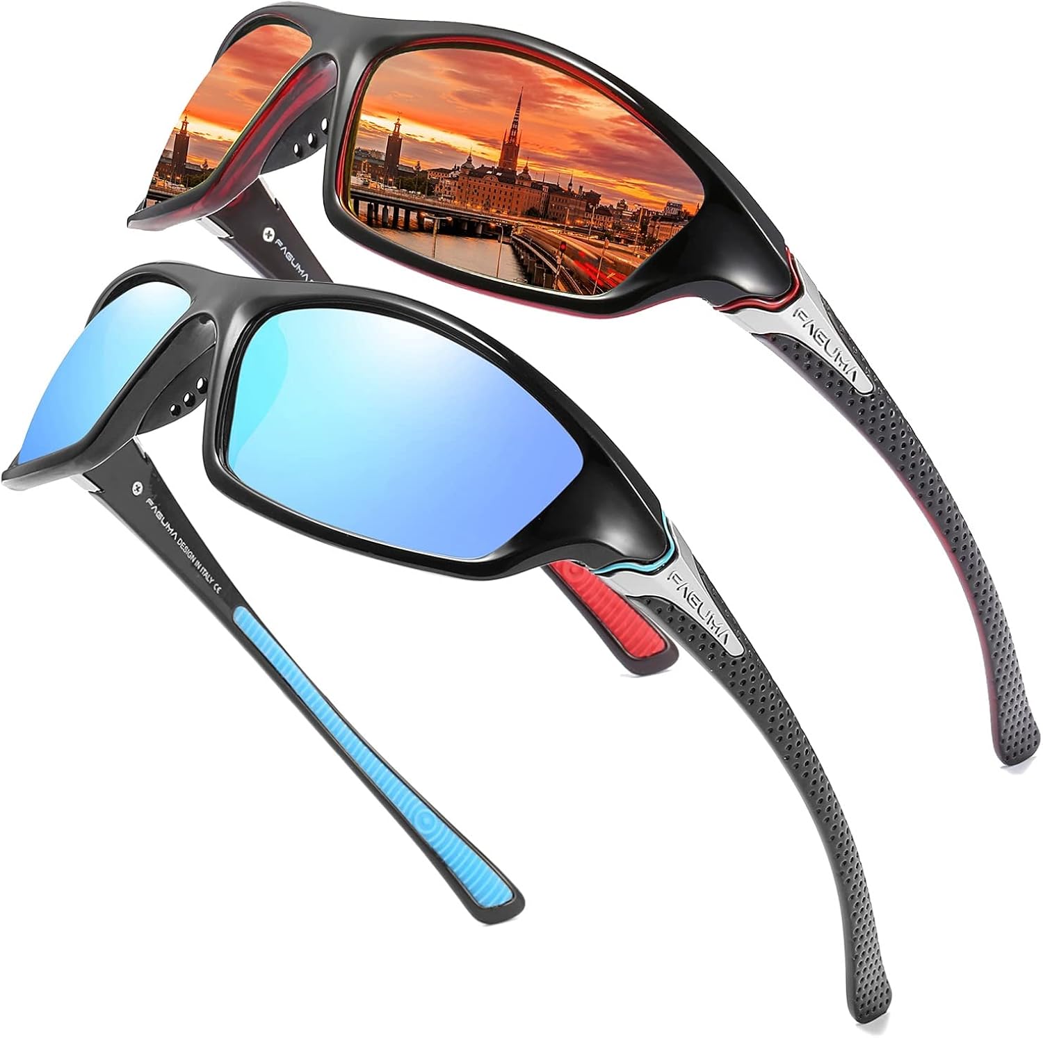 Sports Polarized Sunglasses For Men Cycling Driving Fishing 100% UV Protection - Image 12