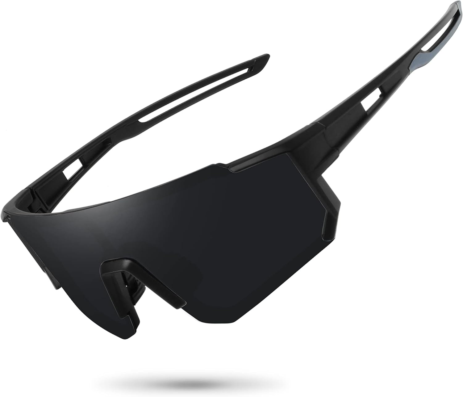 STORYCOAST Polarized Sports Sunglasses for Men Women,Driving Fishing Cycling Mountain Bike Sunglasses UV400 Protection