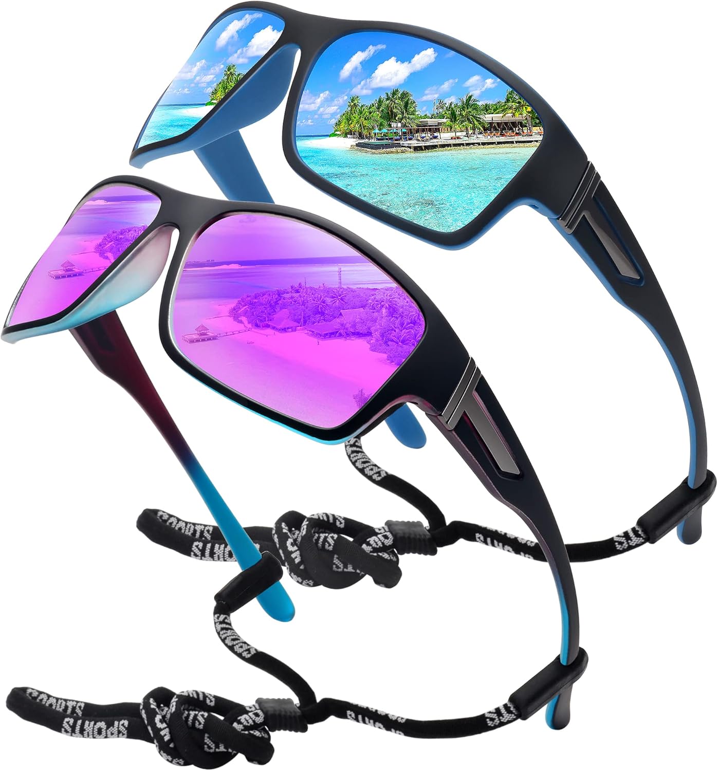 STORYCOAST Polarized Sports Sunglasses for Men Women Unbreakable Frame Cycling Fishing Driving - Image 15