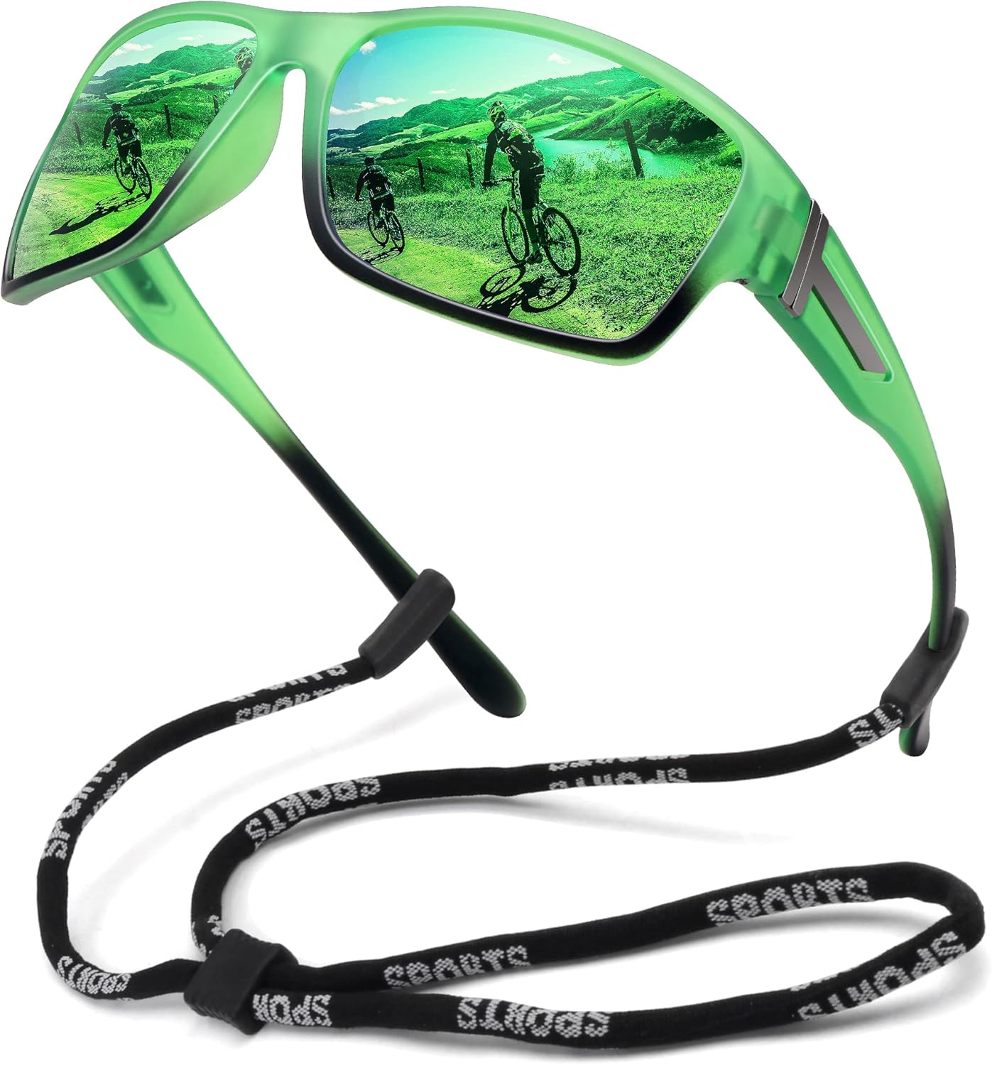 STORYCOAST Polarized Sports Sunglasses for Men Women Unbreakable Frame Cycling Fishing Driving - Image 18