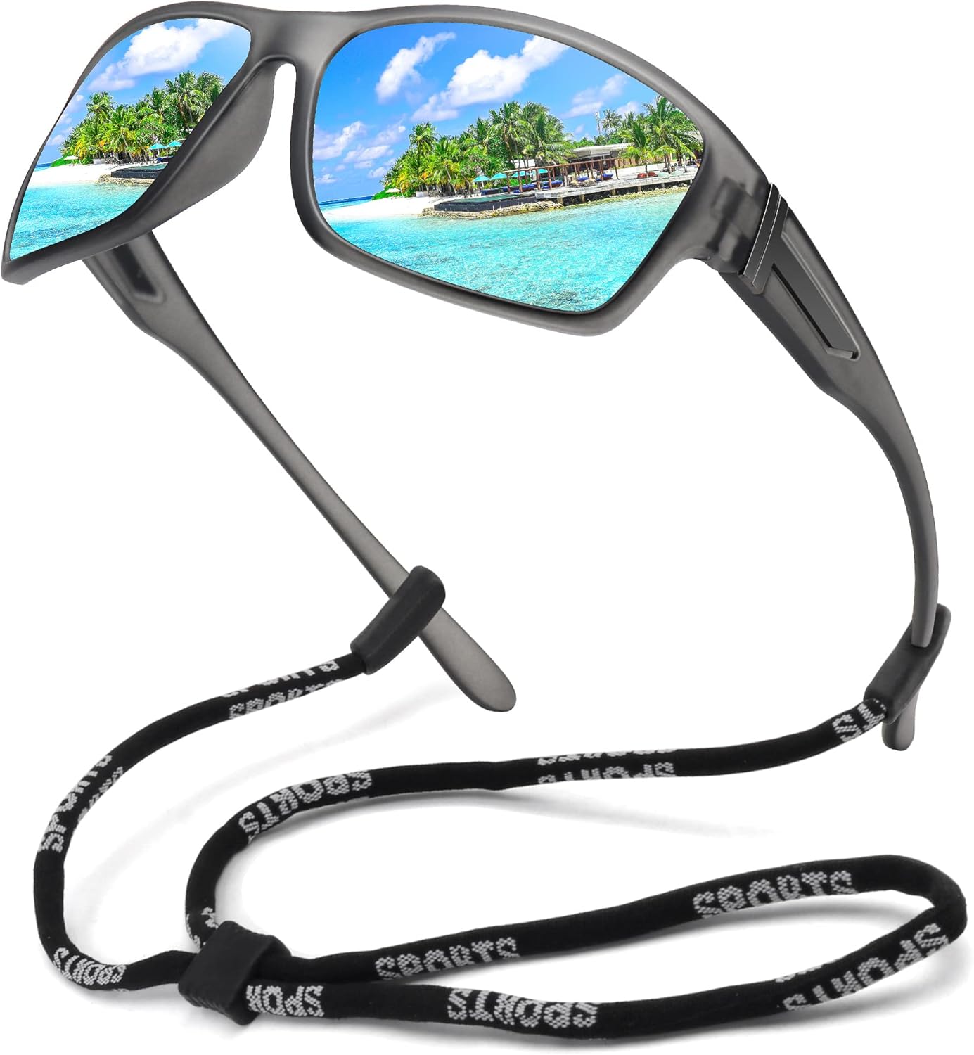 STORYCOAST Polarized Sports Sunglasses for Men Women Unbreakable Frame Cycling Fishing Driving - Image 31