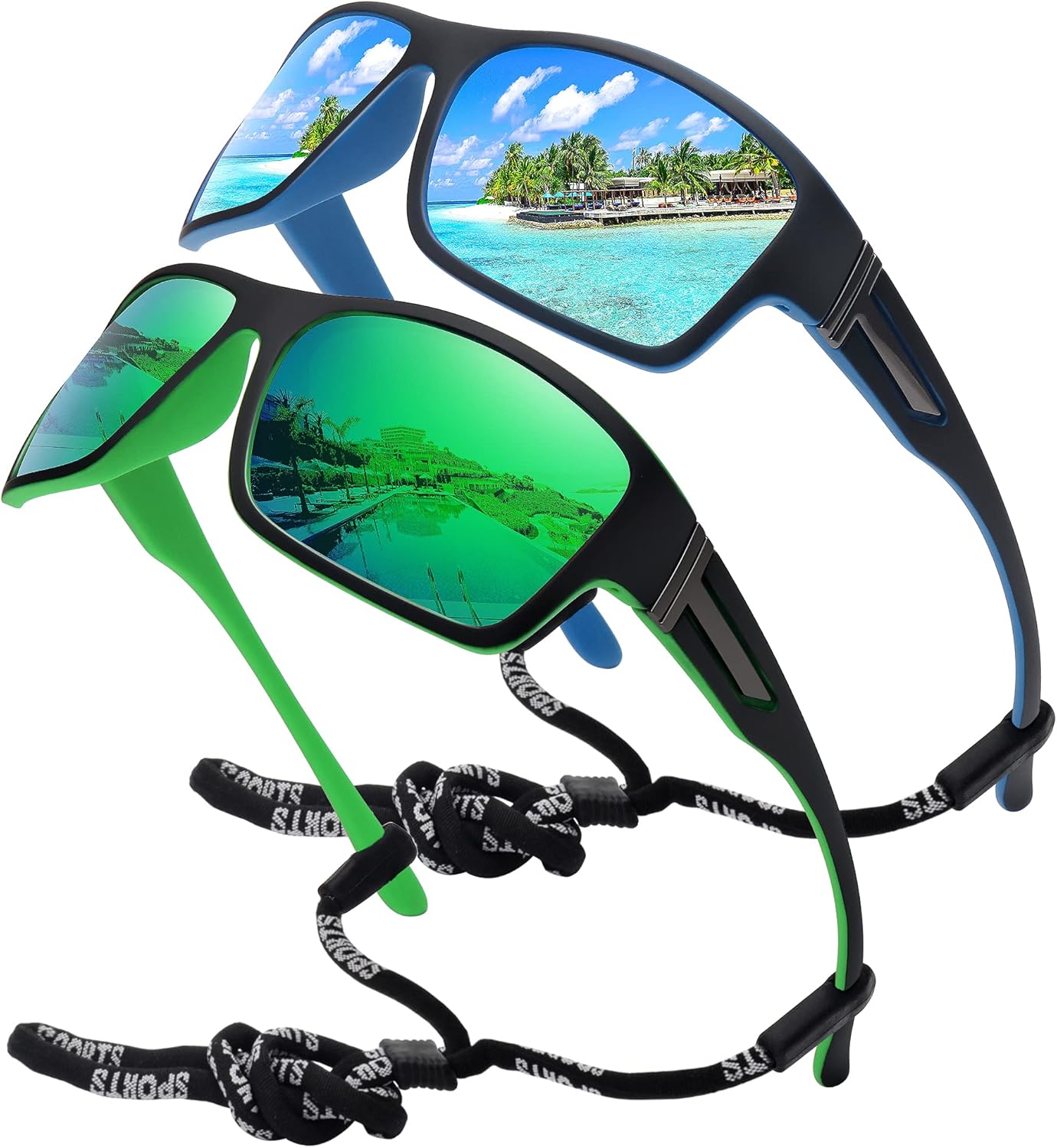 STORYCOAST Polarized Sports Sunglasses for Men Women Unbreakable Frame Cycling Fishing Driving - Image 11