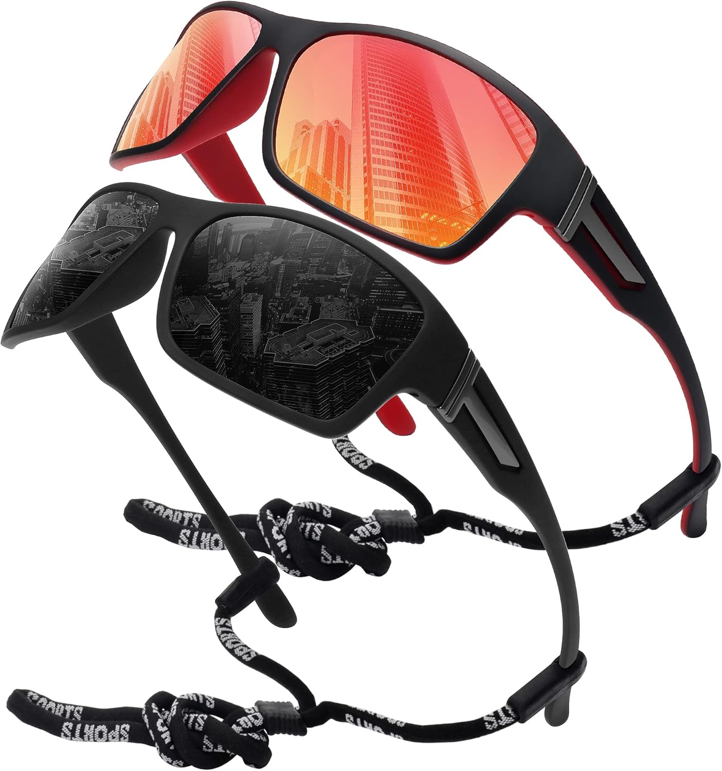 STORYCOAST Polarized Sports Sunglasses for Men Women Unbreakable Frame Cycling Fishing Driving - Image 9