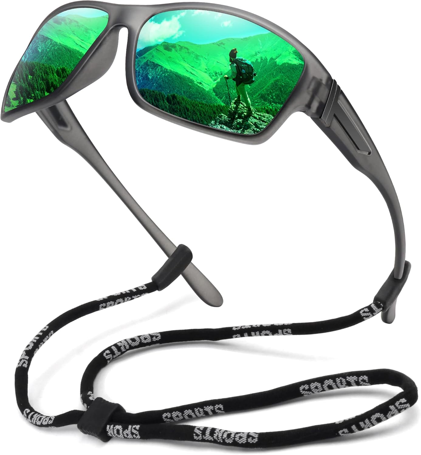 STORYCOAST Polarized Sports Sunglasses for Men Women Unbreakable Frame Cycling Fishing Driving - Image 12