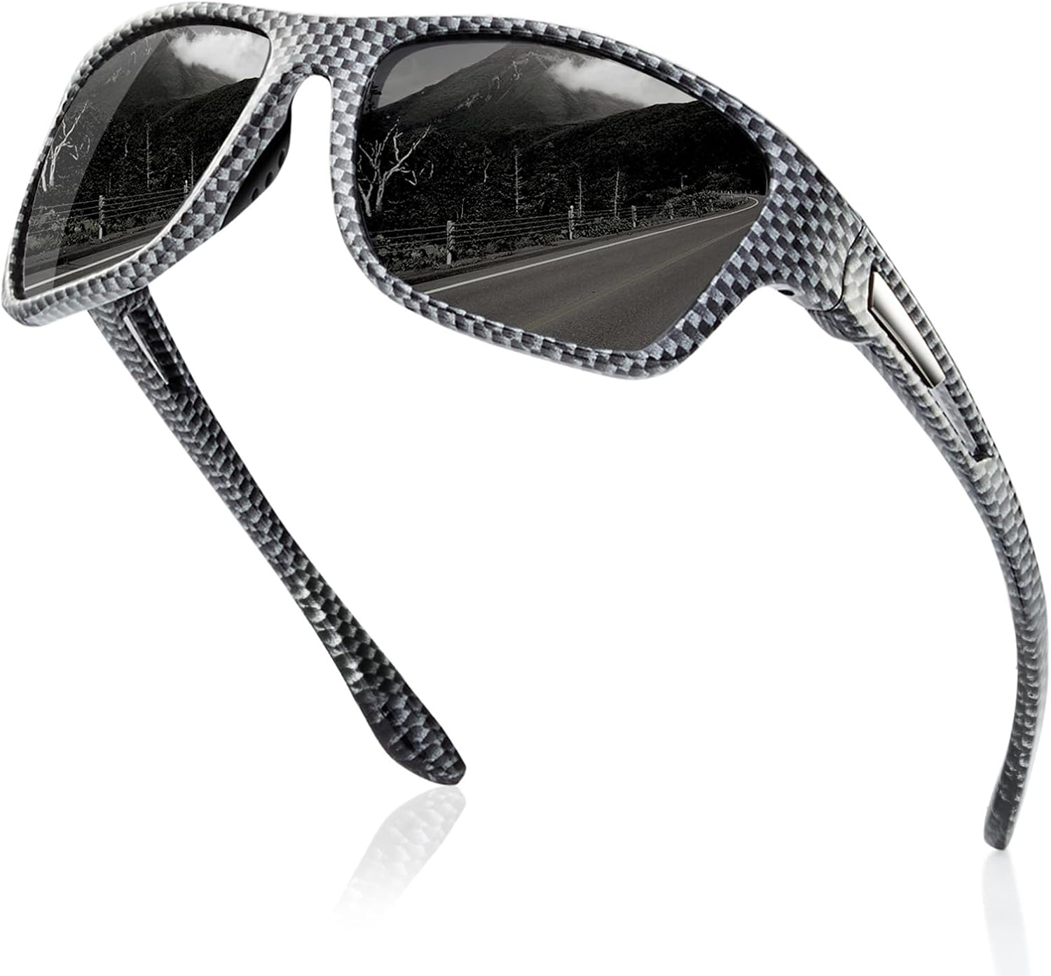 suoso Polarized Sports Sunglasses for Men: UV400 Protection Goggles Womens Wrap Around Glasses for Driving Fishing - Image 10