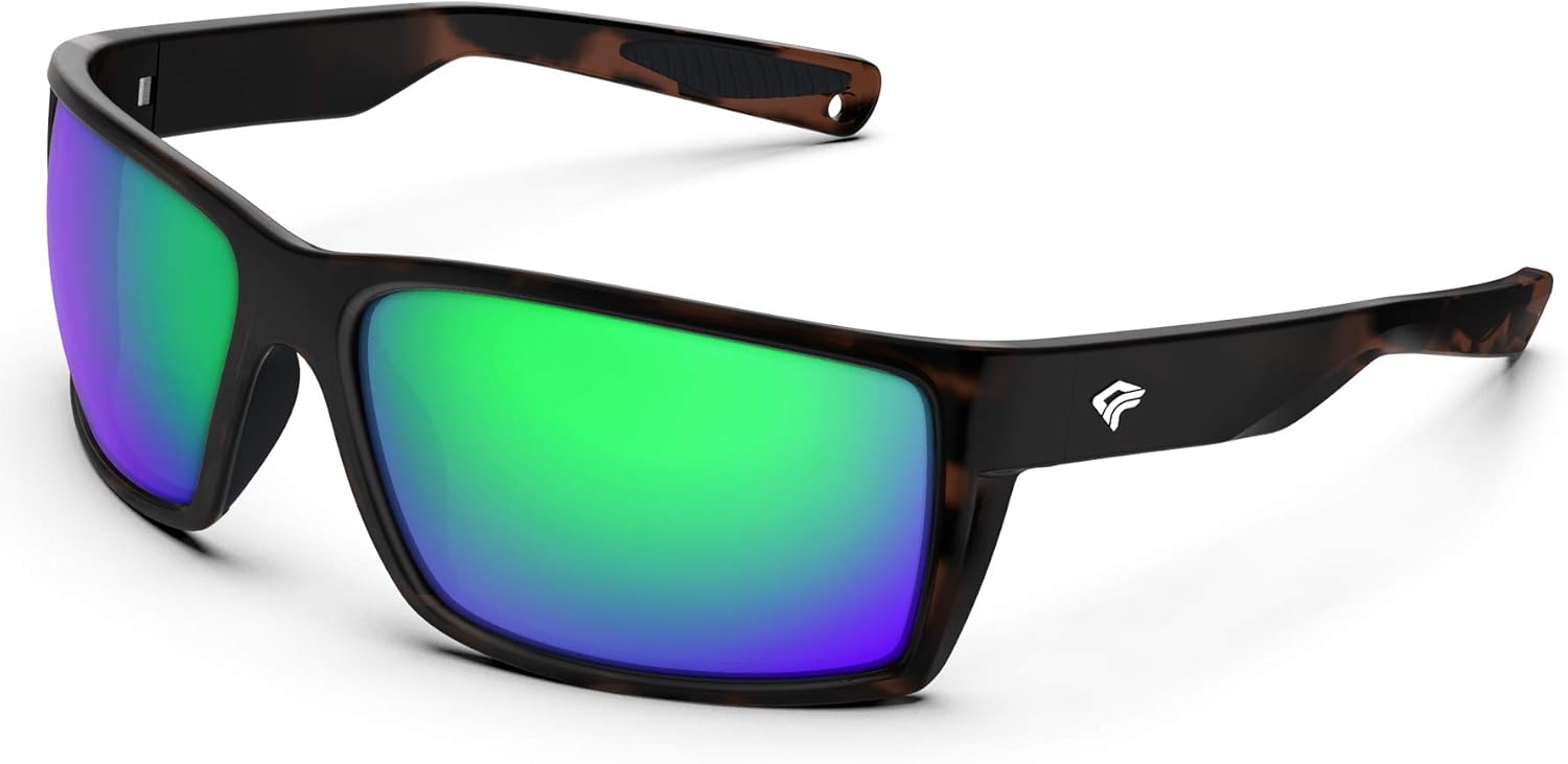 TOREGE Sports Polarized Sunglasses for Men Women Flexible Frame Cycling Running Driving Fishing Mountaineering TR24